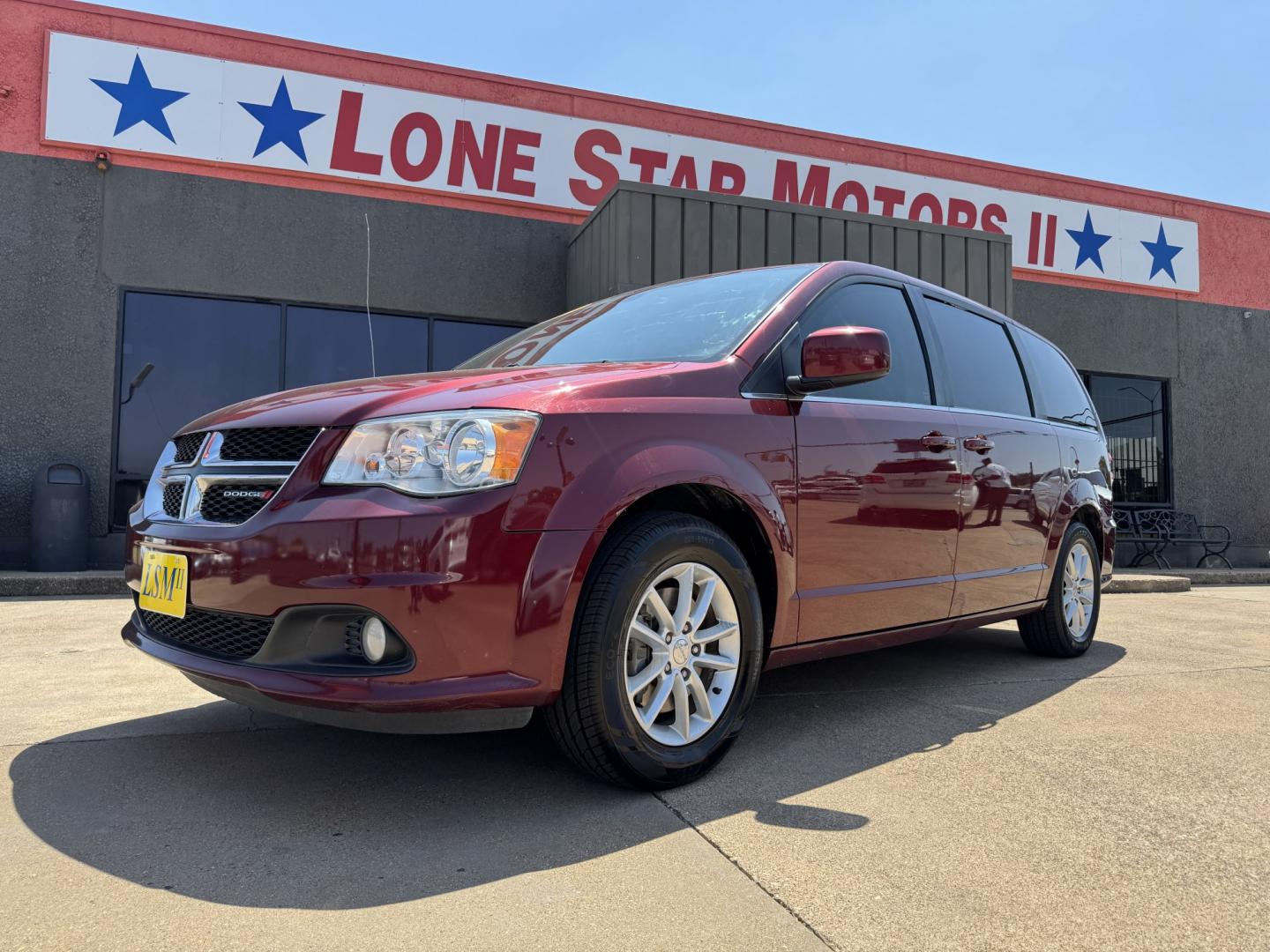 2019 RED DODGE GRAND CARAVAN SXT (2C4RDGCG9KR) , located at 5900 E. Lancaster Ave., Fort Worth, TX, 76112, (817) 457-5456, 0.000000, 0.000000- Photo#0