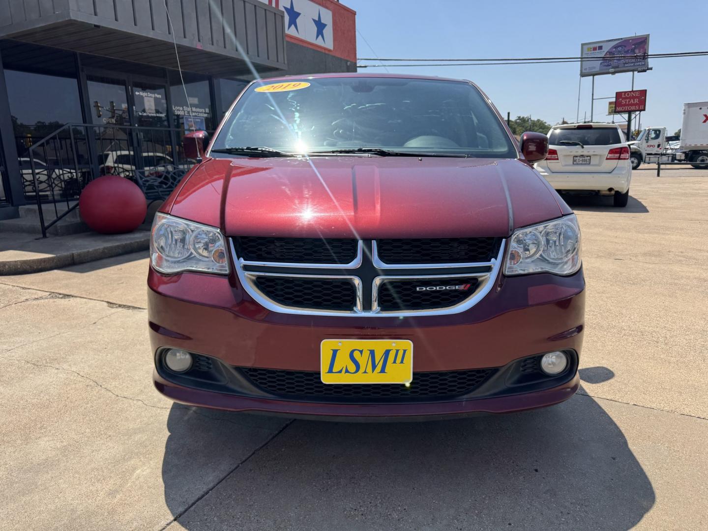 2019 RED DODGE GRAND CARAVAN SXT (2C4RDGCG9KR) , located at 5900 E. Lancaster Ave., Fort Worth, TX, 76112, (817) 457-5456, 0.000000, 0.000000- Photo#1