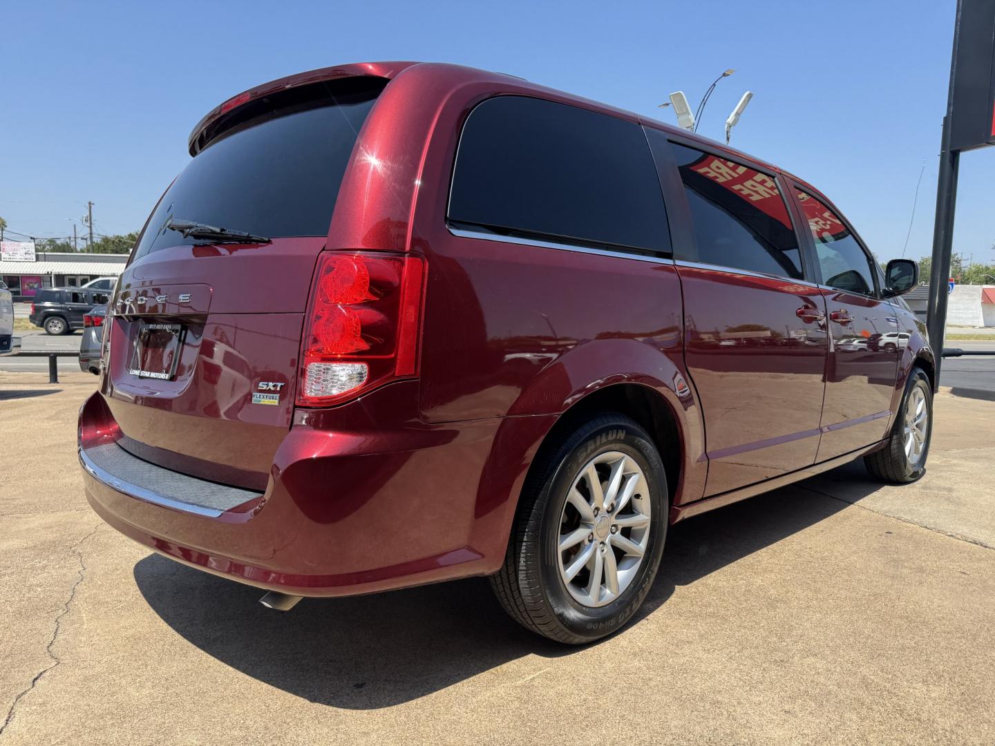 2019 RED DODGE GRAND CARAVAN SXT (2C4RDGCG9KR) , located at 5900 E. Lancaster Ave., Fort Worth, TX, 76112, (817) 457-5456, 0.000000, 0.000000- Photo#3