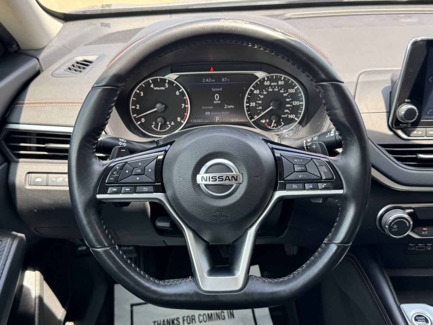2019 GRAY NISSAN ALTIMA 2.5 SR (1N4BL4CV3KC) , located at 5900 E. Lancaster Ave., Fort Worth, TX, 76112, (817) 457-5456, 0.000000, 0.000000- Photo#21