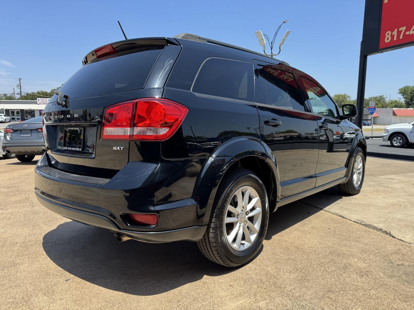 2016 BLACK DODGE JOURNEY SXT (3C4PDCBBXGT) , located at 5900 E. Lancaster Ave., Fort Worth, TX, 76112, (817) 457-5456, 0.000000, 0.000000- Photo#3