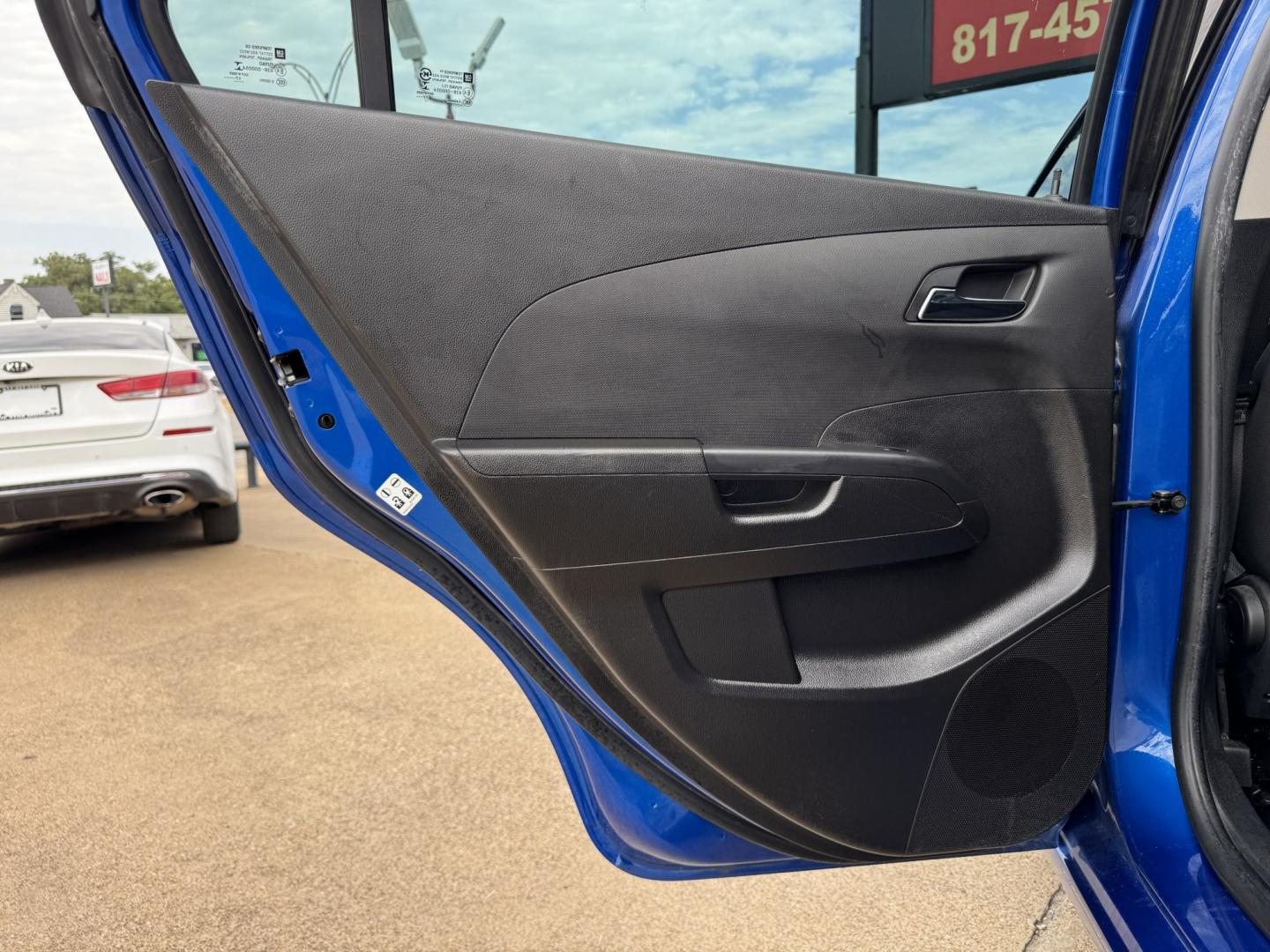 2018 BLUE CHEVROLET SONIC LT (1G1JD5SH0J4) , located at 5900 E. Lancaster Ave., Fort Worth, TX, 76112, (817) 457-5456, 0.000000, 0.000000- Photo#11