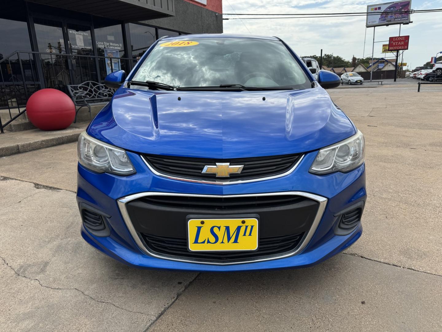 2018 BLUE CHEVROLET SONIC LT (1G1JD5SH0J4) , located at 5900 E. Lancaster Ave., Fort Worth, TX, 76112, (817) 457-5456, 0.000000, 0.000000- Photo#1