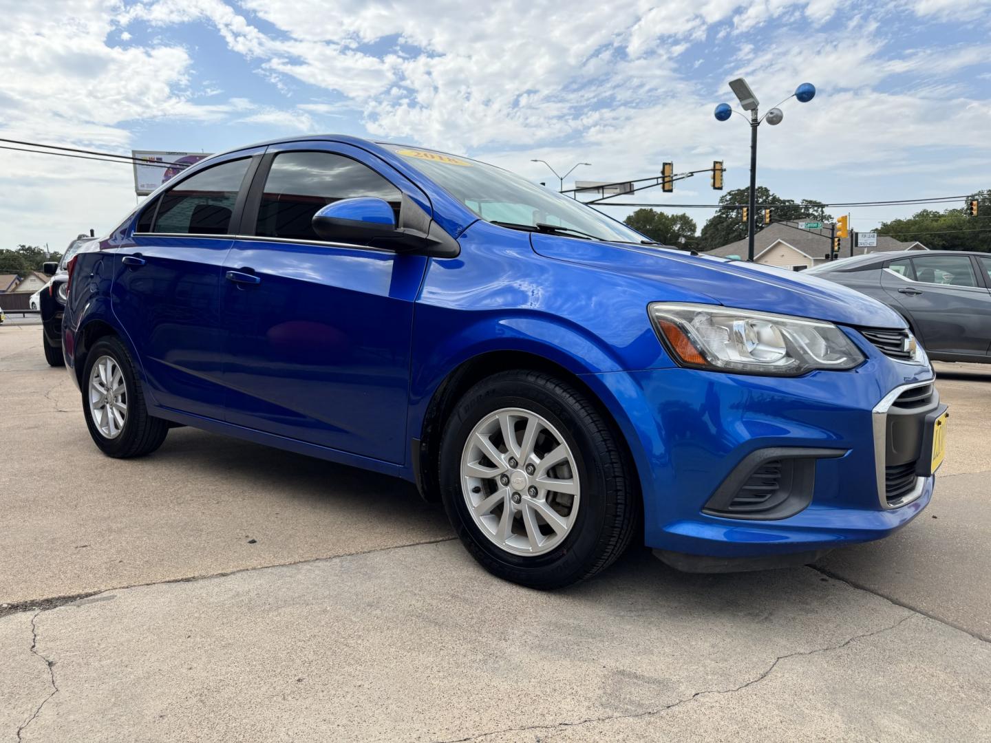 2018 BLUE CHEVROLET SONIC LT (1G1JD5SH0J4) , located at 5900 E. Lancaster Ave., Fort Worth, TX, 76112, (817) 457-5456, 0.000000, 0.000000- Photo#2