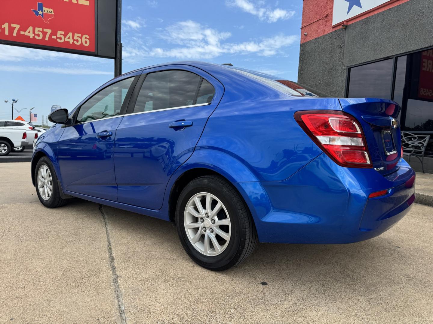 2018 BLUE CHEVROLET SONIC LT (1G1JD5SH0J4) , located at 5900 E. Lancaster Ave., Fort Worth, TX, 76112, (817) 457-5456, 0.000000, 0.000000- Photo#6