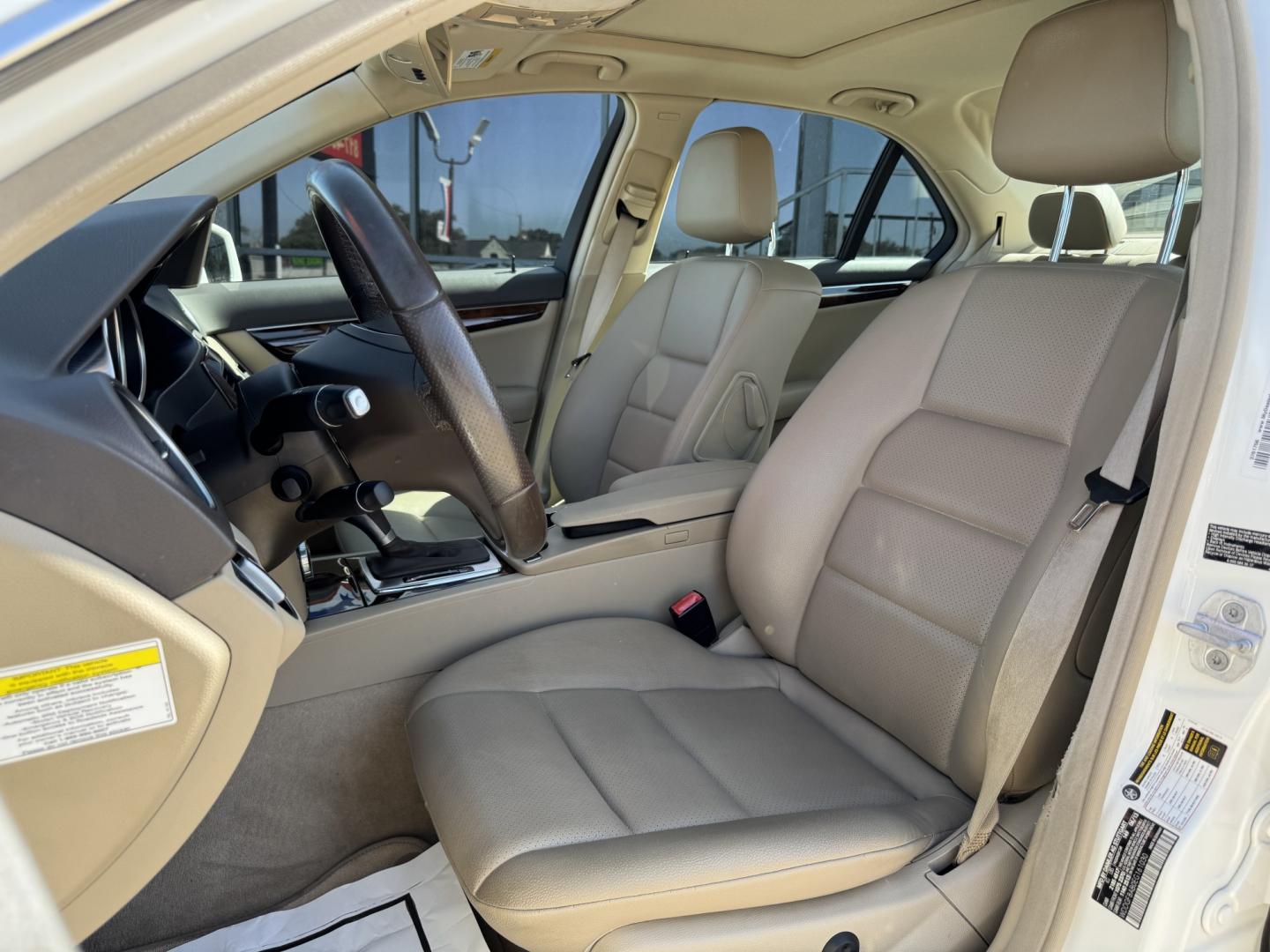 2014 WHITE MERCEDES-BENZ C-CLASS C300 4MATIC (WDDGF8AB0EG) , located at 5900 E. Lancaster Ave., Fort Worth, TX, 76112, (817) 457-5456, 0.000000, 0.000000- Photo#11