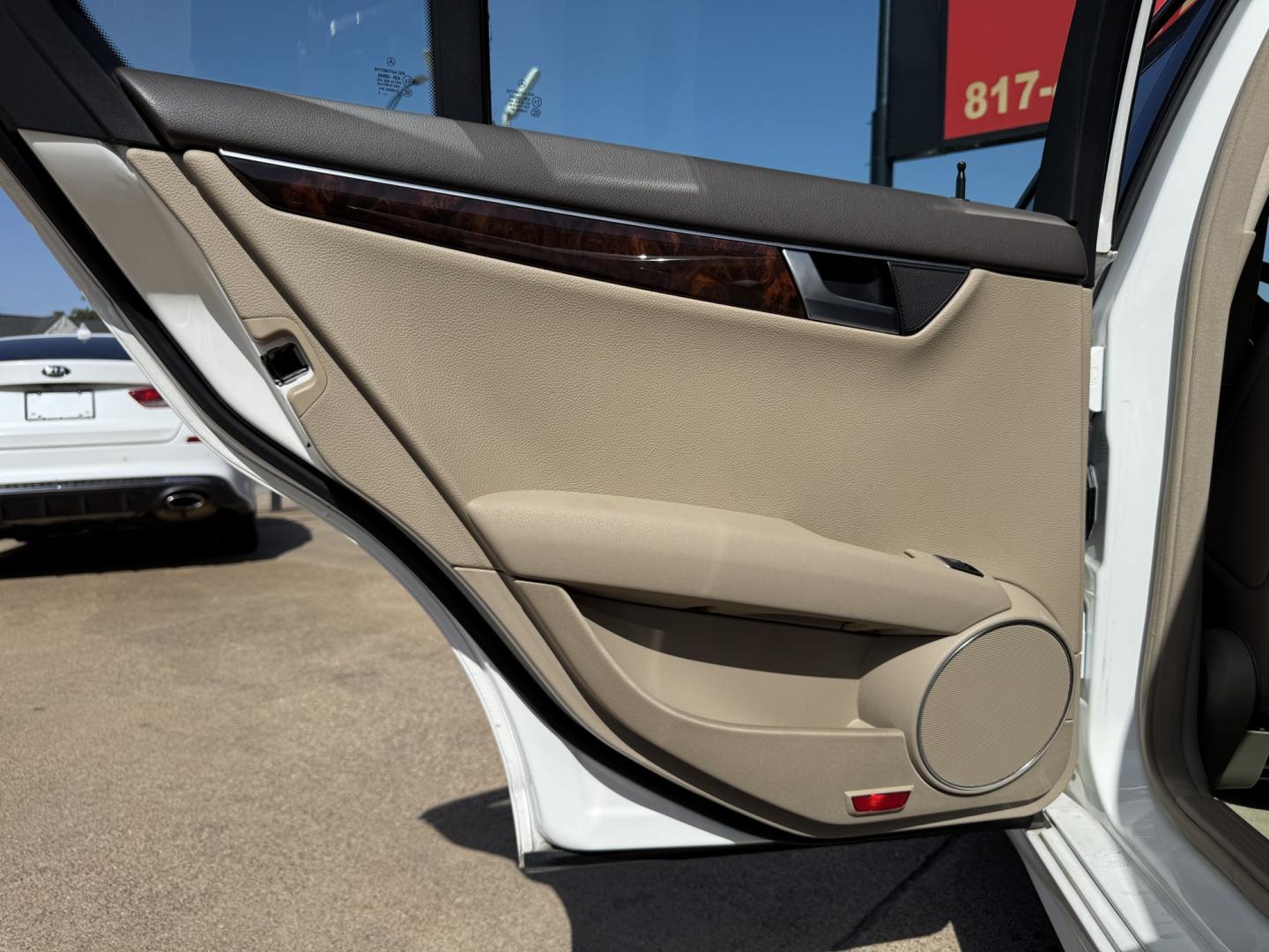 2014 WHITE MERCEDES-BENZ C-CLASS C300 4MATIC (WDDGF8AB0EG) , located at 5900 E. Lancaster Ave., Fort Worth, TX, 76112, (817) 457-5456, 0.000000, 0.000000- Photo#12