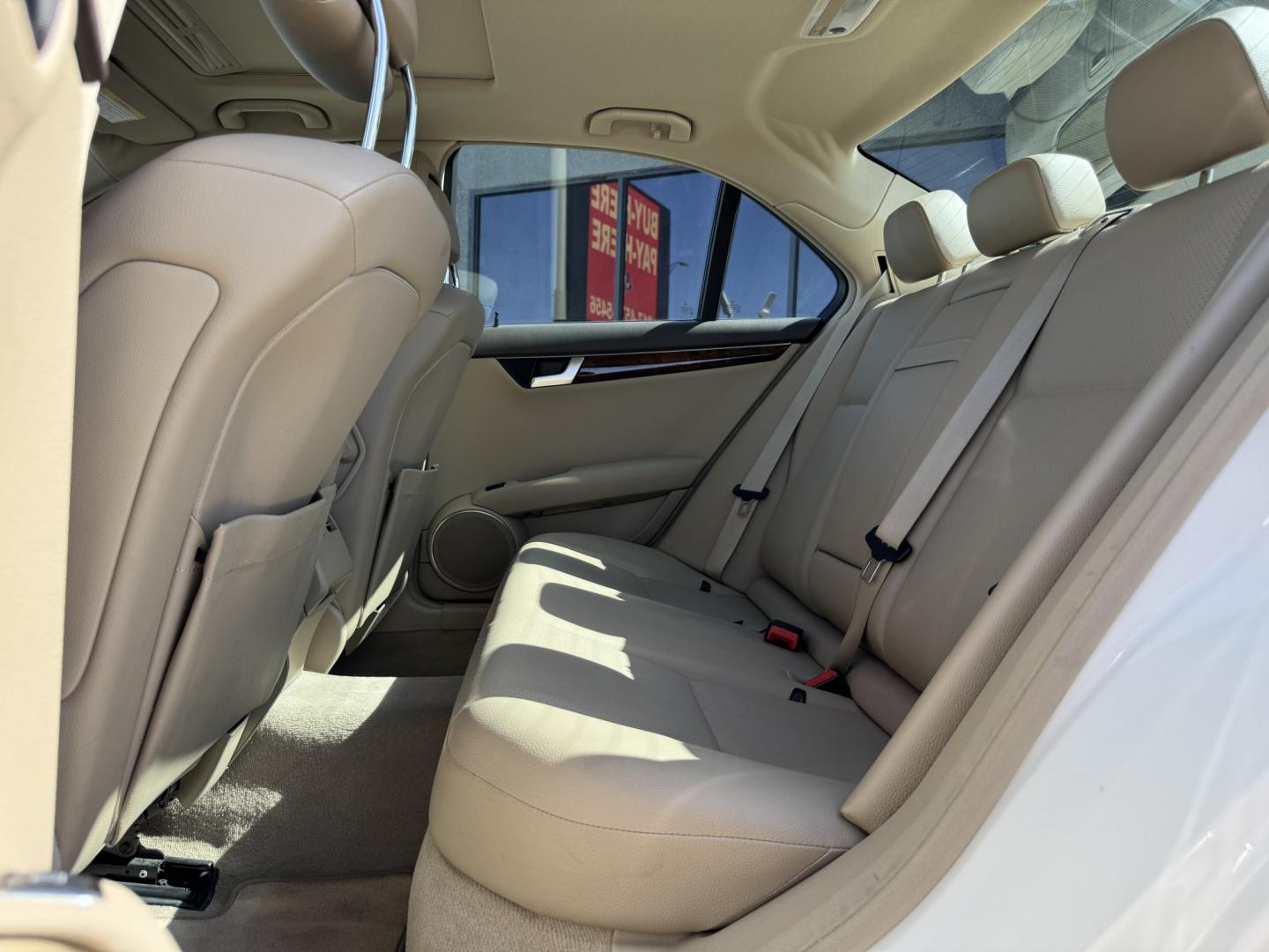 2014 WHITE MERCEDES-BENZ C-CLASS C300 4MATIC (WDDGF8AB0EG) , located at 5900 E. Lancaster Ave., Fort Worth, TX, 76112, (817) 457-5456, 0.000000, 0.000000- Photo#13