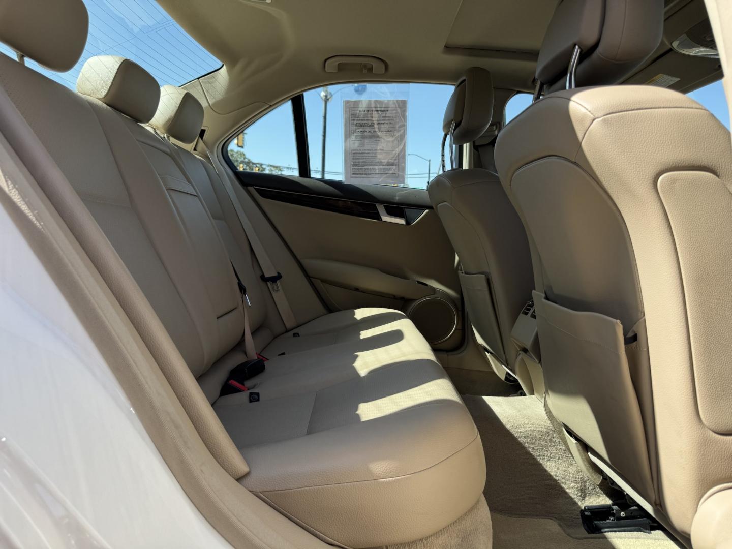 2014 WHITE MERCEDES-BENZ C-CLASS C300 4MATIC (WDDGF8AB0EG) , located at 5900 E. Lancaster Ave., Fort Worth, TX, 76112, (817) 457-5456, 0.000000, 0.000000- Photo#15
