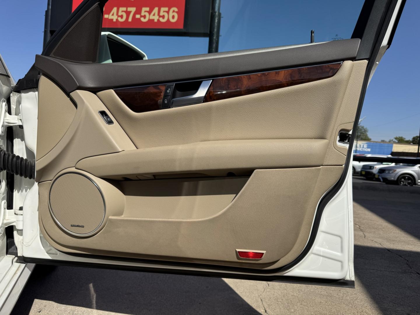 2014 WHITE MERCEDES-BENZ C-CLASS C300 4MATIC (WDDGF8AB0EG) , located at 5900 E. Lancaster Ave., Fort Worth, TX, 76112, (817) 457-5456, 0.000000, 0.000000- Photo#16