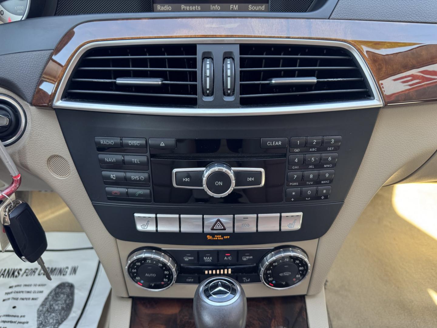 2014 WHITE MERCEDES-BENZ C-CLASS C300 4MATIC (WDDGF8AB0EG) , located at 5900 E. Lancaster Ave., Fort Worth, TX, 76112, (817) 457-5456, 0.000000, 0.000000- Photo#21