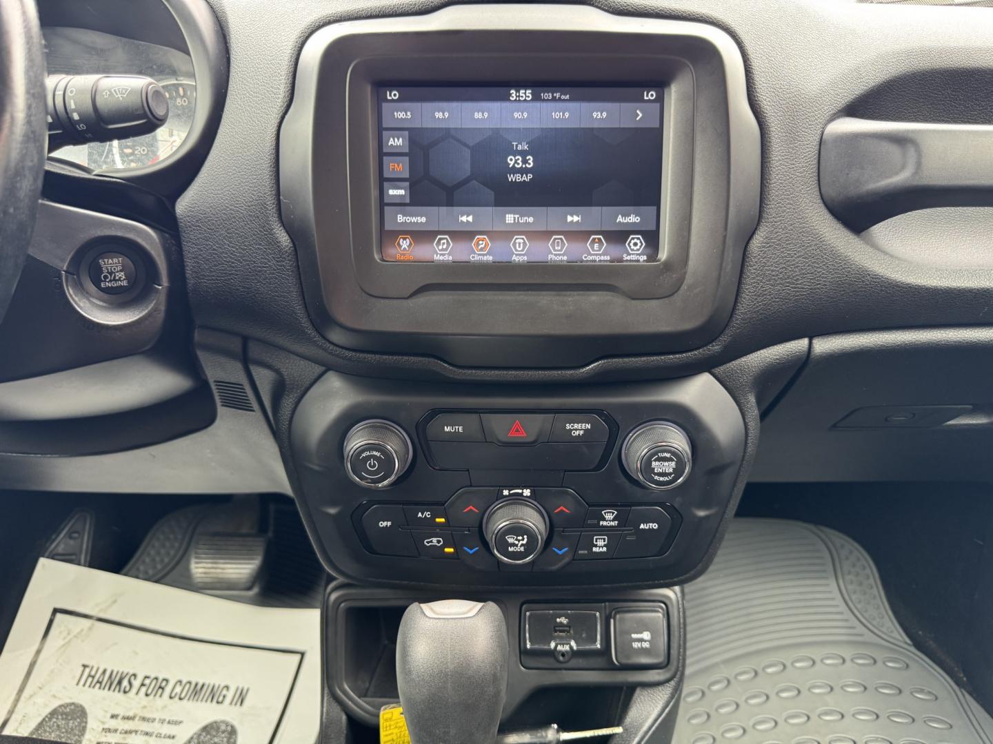 2018 SILVER JEEP RENEGADE LATITUDE (ZACCJABB0JP) , located at 5900 E. Lancaster Ave., Fort Worth, TX, 76112, (817) 457-5456, 0.000000, 0.000000- Photo#20