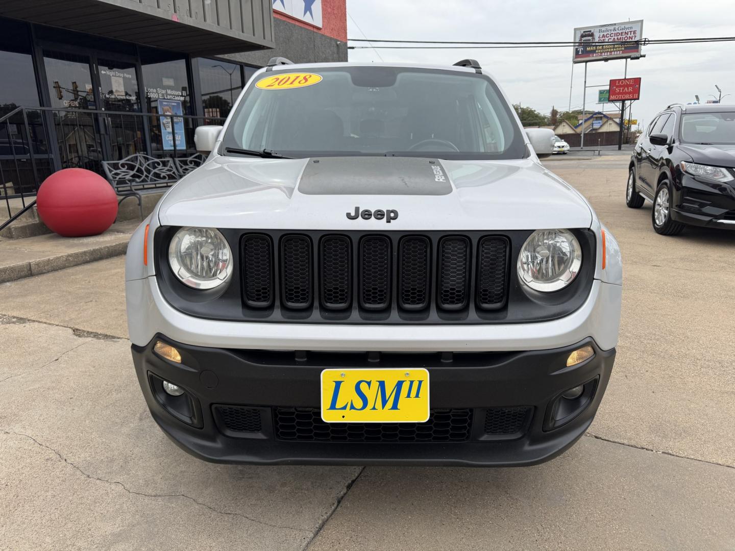 2018 SILVER JEEP RENEGADE LATITUDE (ZACCJABB0JP) , located at 5900 E. Lancaster Ave., Fort Worth, TX, 76112, (817) 457-5456, 0.000000, 0.000000- Photo#1