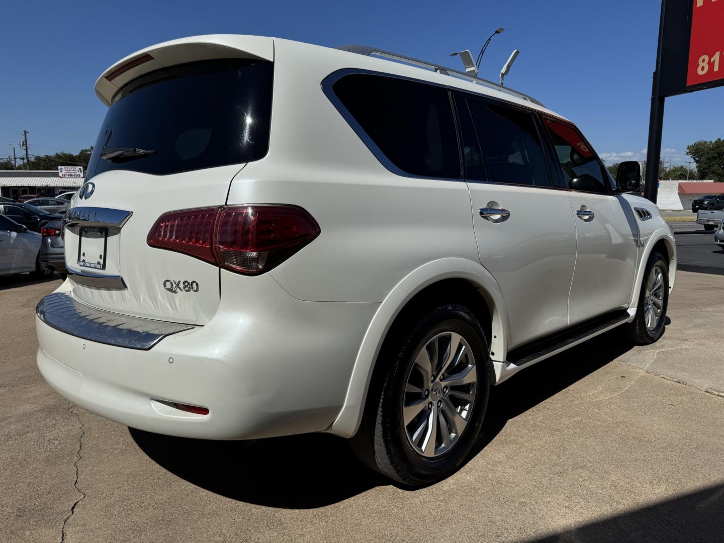 2016 WHITE INFINITI QX80 BASE (JN8AZ2NE8G9) , located at 5900 E. Lancaster Ave., Fort Worth, TX, 76112, (817) 457-5456, 0.000000, 0.000000- Photo#3