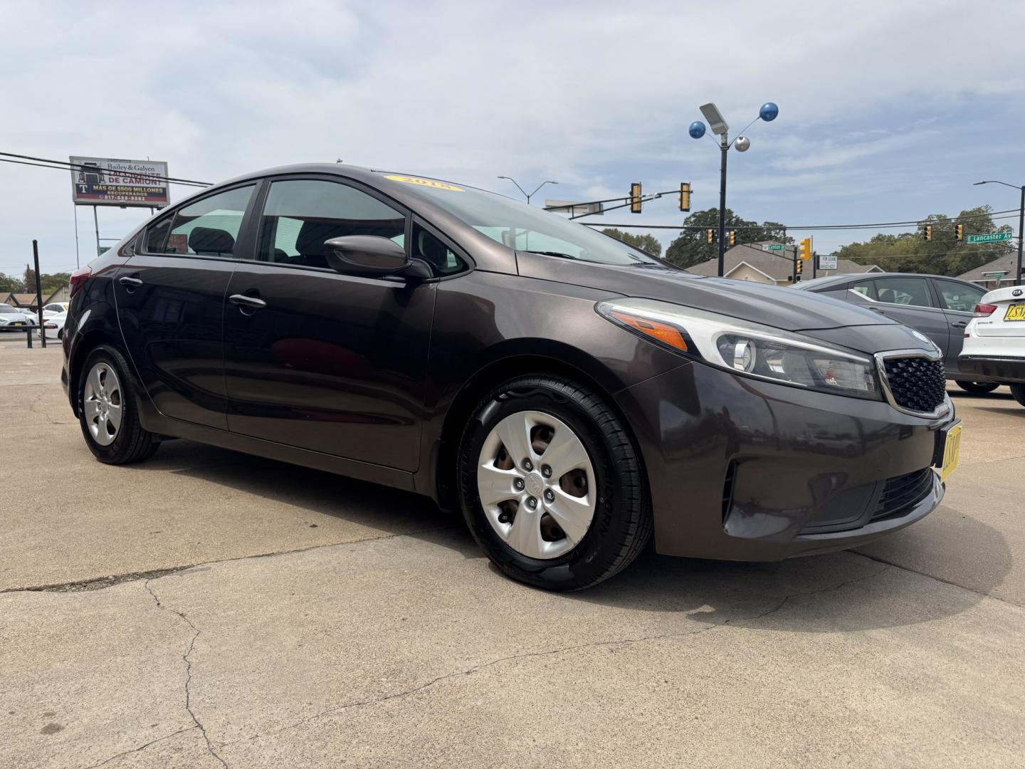 2018 BROWN KIA FORTE LX (3KPFK4A70JE) , located at 5900 E. Lancaster Ave., Fort Worth, TX, 76112, (817) 457-5456, 0.000000, 0.000000- Photo#2