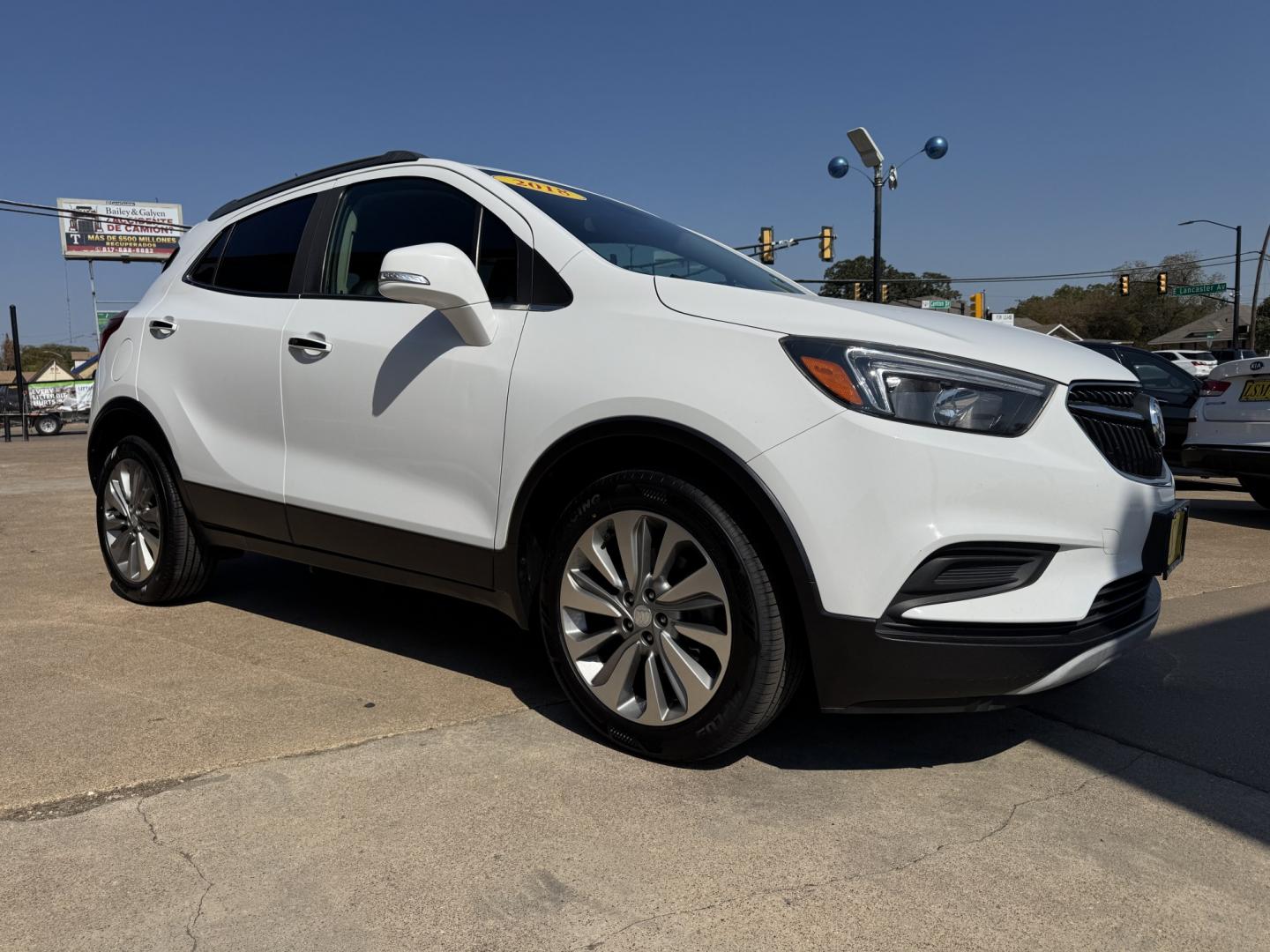 2018 WHITE BUICK ENCORE PREFERRED (KL4CJASB4JB) , located at 5900 E. Lancaster Ave., Fort Worth, TX, 76112, (817) 457-5456, 0.000000, 0.000000- Photo#2