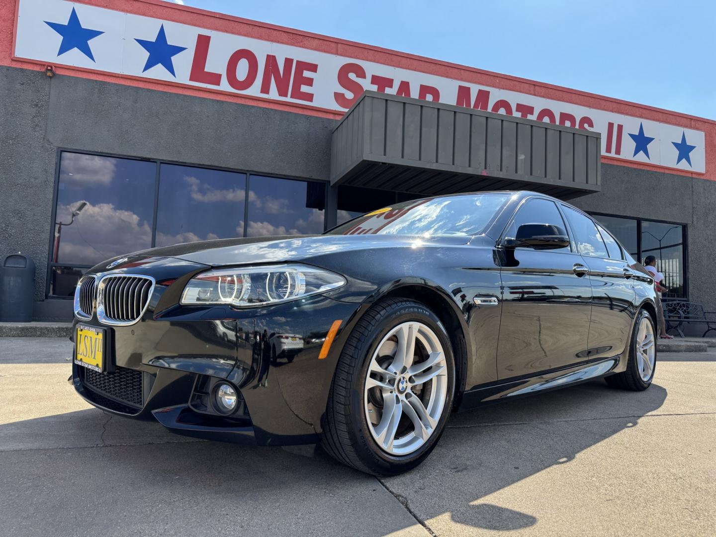 2014 BLACK BMW 5 SERIES 528I (WBA5A5C56ED) , located at 5900 E. Lancaster Ave., Fort Worth, TX, 76112, (817) 457-5456, 0.000000, 0.000000- Photo#0