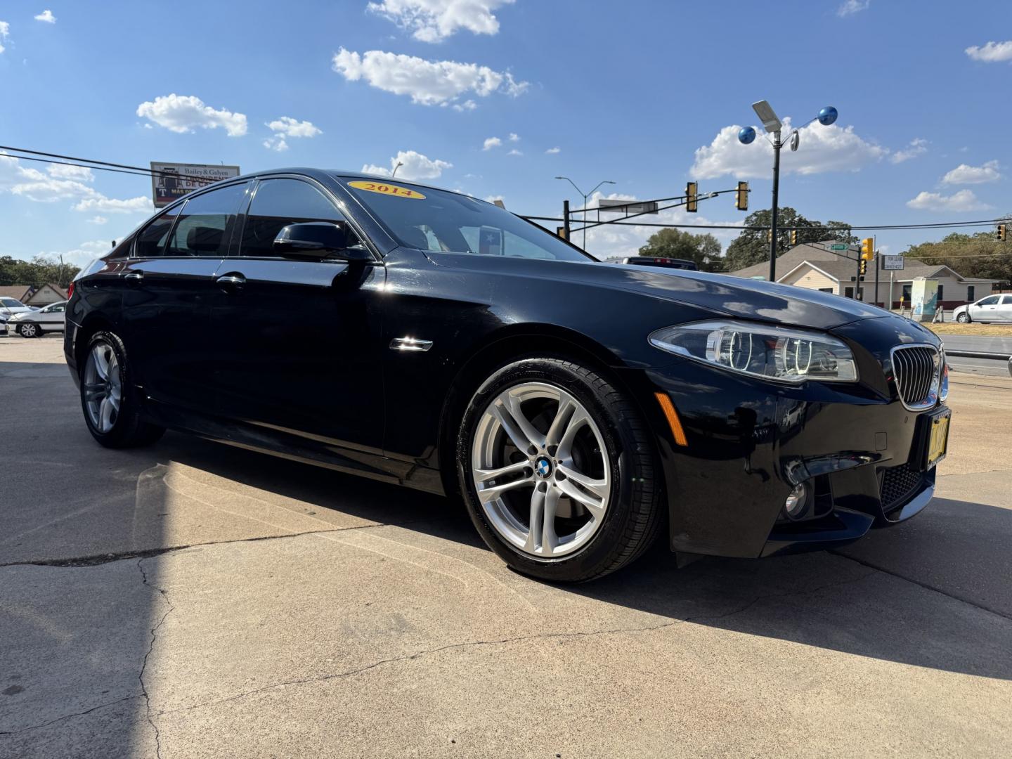 2014 BLACK BMW 5 SERIES 528I (WBA5A5C56ED) , located at 5900 E. Lancaster Ave., Fort Worth, TX, 76112, (817) 457-5456, 0.000000, 0.000000- Photo#2