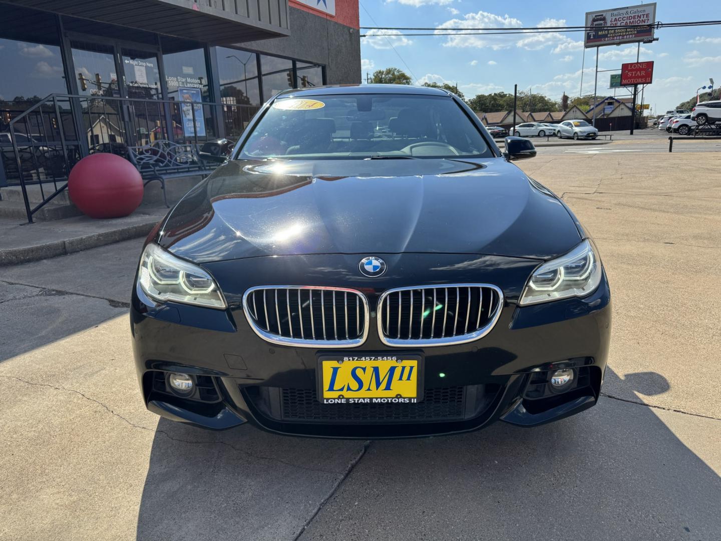2014 BLACK BMW 5 SERIES 528I (WBA5A5C56ED) , located at 5900 E. Lancaster Ave., Fort Worth, TX, 76112, (817) 457-5456, 0.000000, 0.000000- Photo#1