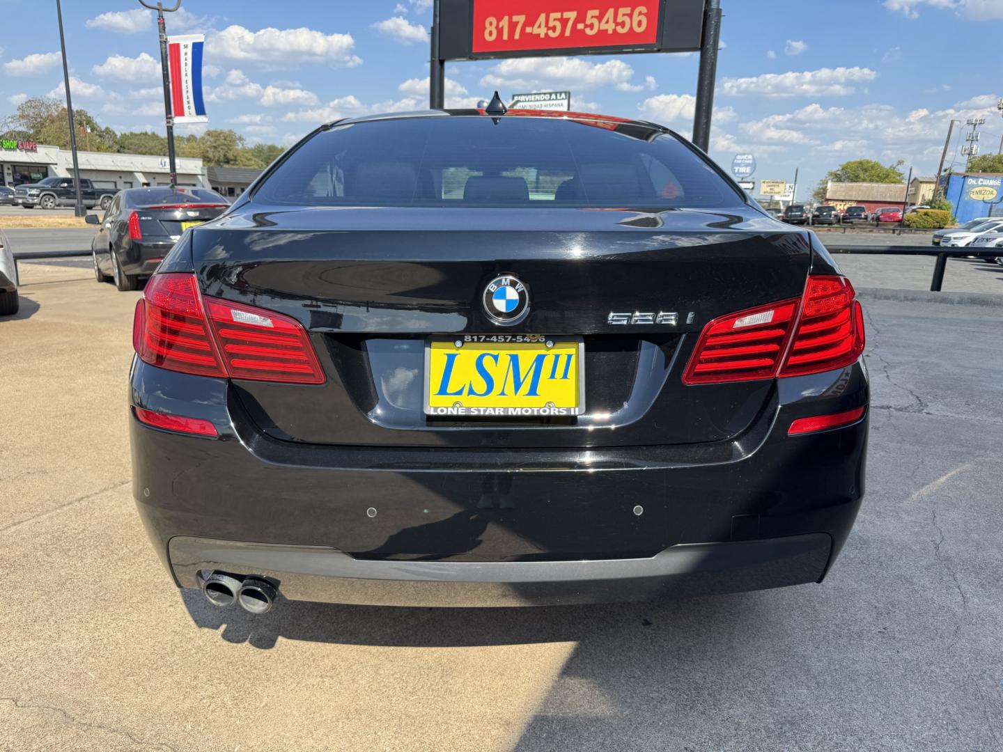 2014 BLACK BMW 5 SERIES 528I (WBA5A5C56ED) , located at 5900 E. Lancaster Ave., Fort Worth, TX, 76112, (817) 457-5456, 0.000000, 0.000000- Photo#4