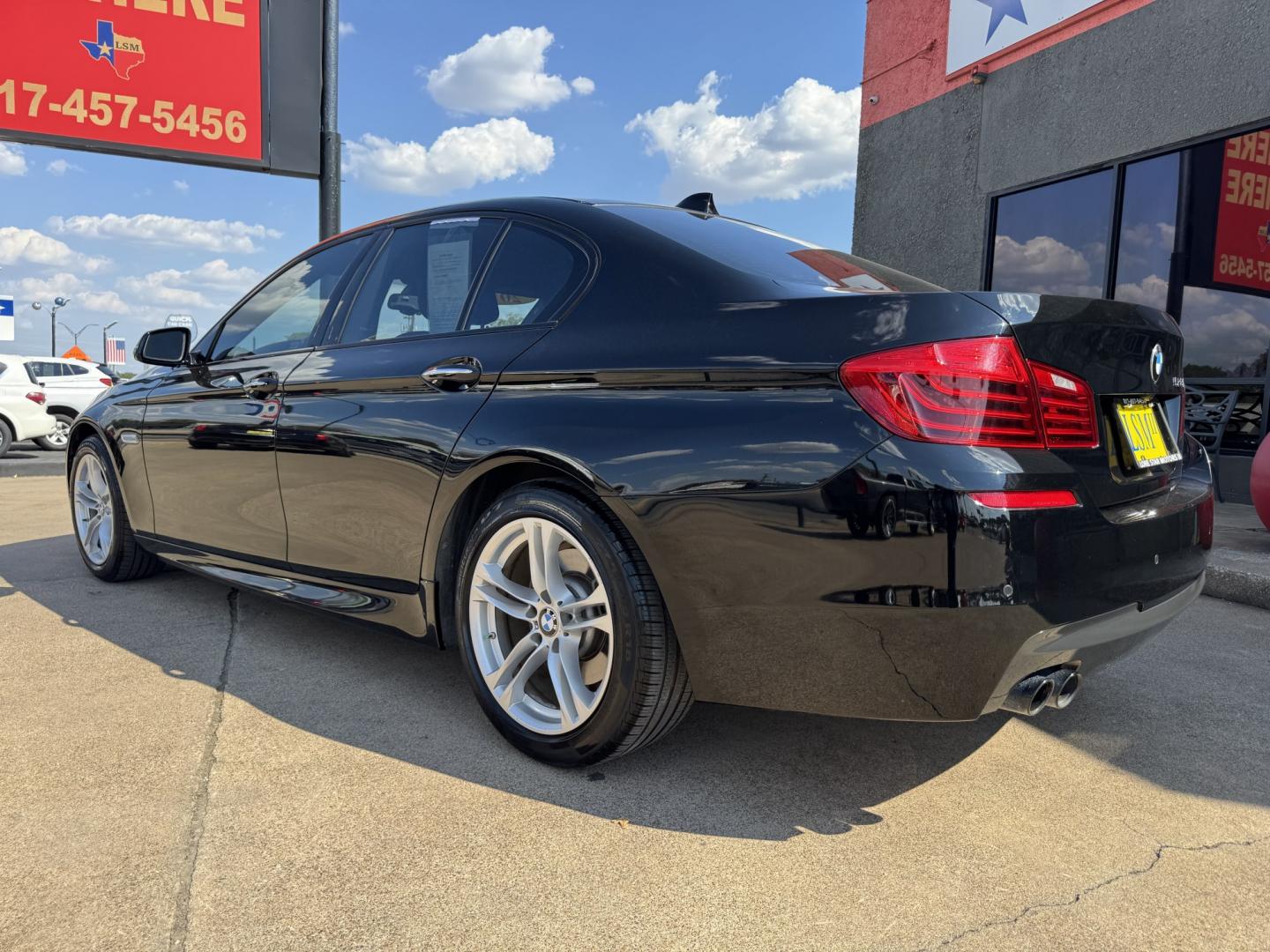 2014 BLACK BMW 5 SERIES 528I (WBA5A5C56ED) , located at 5900 E. Lancaster Ave., Fort Worth, TX, 76112, (817) 457-5456, 0.000000, 0.000000- Photo#7