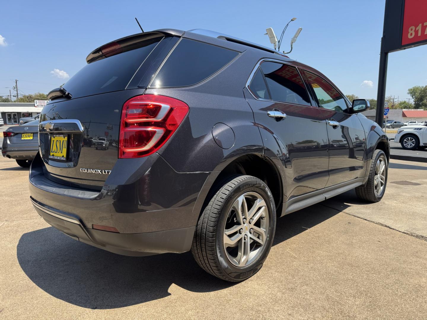 2016 GRAY CHEVROLET EQUINOX LTZ (2GNALDEK2G6) , located at 5900 E. Lancaster Ave., Fort Worth, TX, 76112, (817) 457-5456, 0.000000, 0.000000- Photo#3