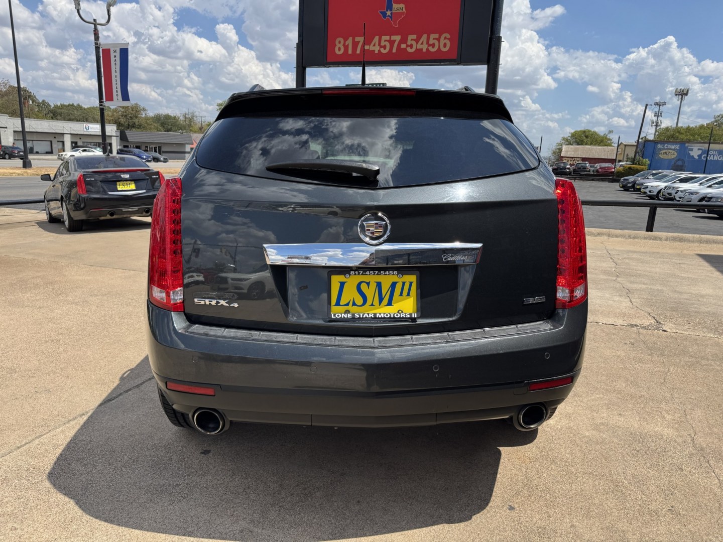 2014 GRAY CADILLAC SRX LUXURY (3GYFNEE33ES) , located at 5900 E. Lancaster Ave., Fort Worth, TX, 76112, (817) 457-5456, 0.000000, 0.000000- Photo#4