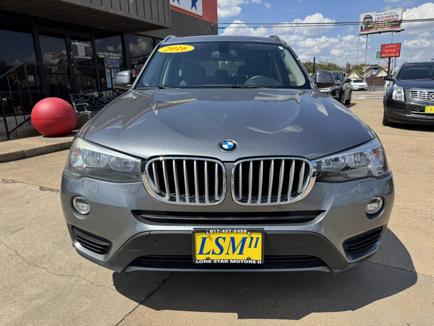 2016 GRAY BMW X3 SDRIVE28I (5UXWZ7C5XG0) , located at 5900 E. Lancaster Ave., Fort Worth, TX, 76112, (817) 457-5456, 0.000000, 0.000000- Photo#1