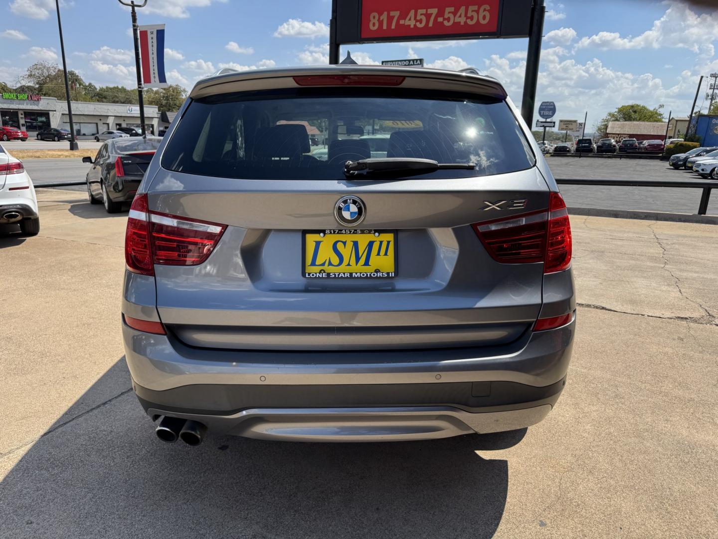 2016 GRAY BMW X3 SDRIVE28I (5UXWZ7C5XG0) , located at 5900 E. Lancaster Ave., Fort Worth, TX, 76112, (817) 457-5456, 0.000000, 0.000000- Photo#4