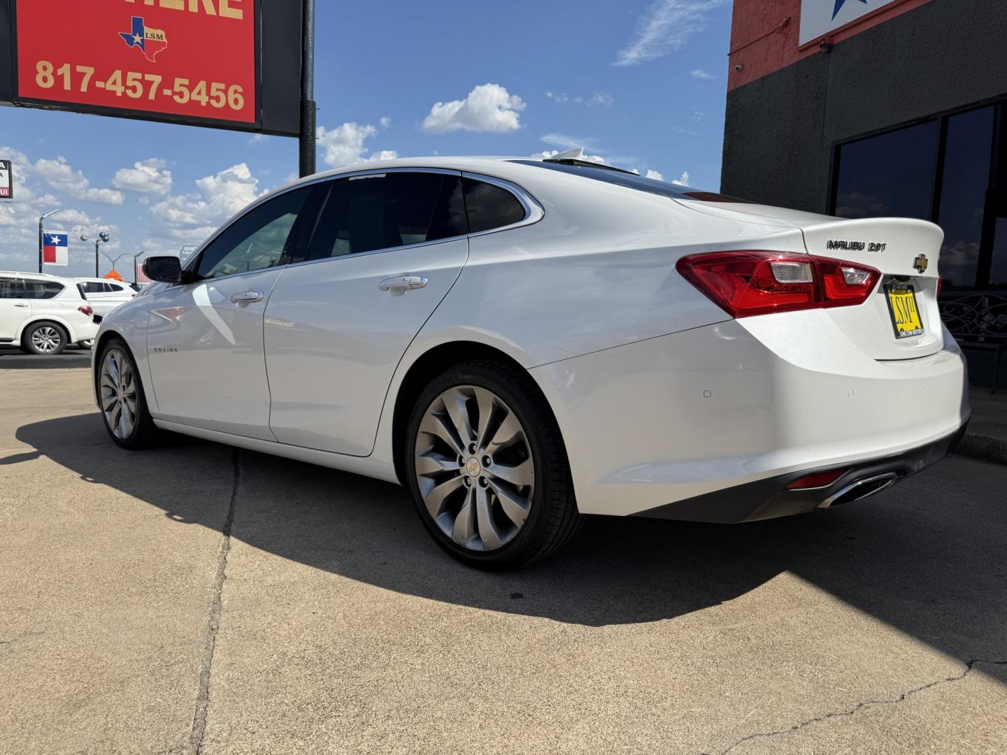 2018 WHITE CHEVROLET MALIBU PREMIER (2LZ) (1G1ZE5SX5JF) , located at 5900 E. Lancaster Ave., Fort Worth, TX, 76112, (817) 457-5456, 0.000000, 0.000000- Photo#6
