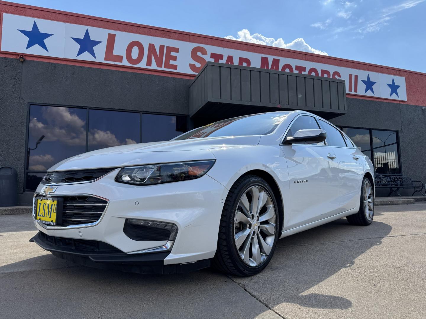 2018 WHITE CHEVROLET MALIBU PREMIER (2LZ) (1G1ZE5SX5JF) , located at 5900 E. Lancaster Ave., Fort Worth, TX, 76112, (817) 457-5456, 0.000000, 0.000000- Photo#0