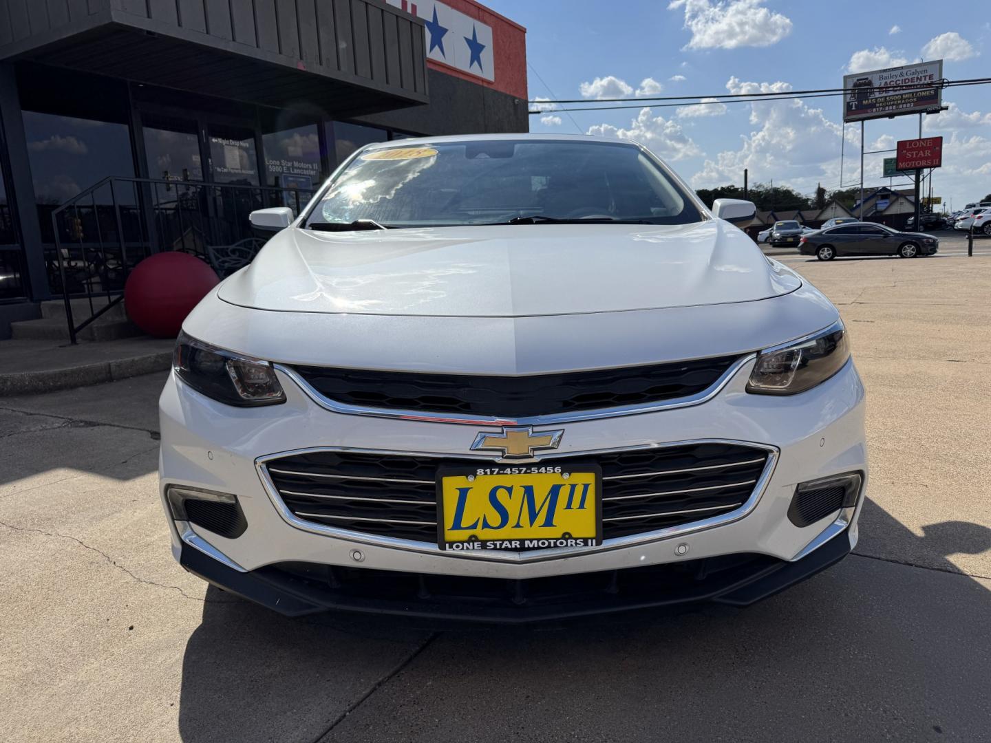 2018 WHITE CHEVROLET MALIBU PREMIER (2LZ) (1G1ZE5SX5JF) , located at 5900 E. Lancaster Ave., Fort Worth, TX, 76112, (817) 457-5456, 0.000000, 0.000000- Photo#1