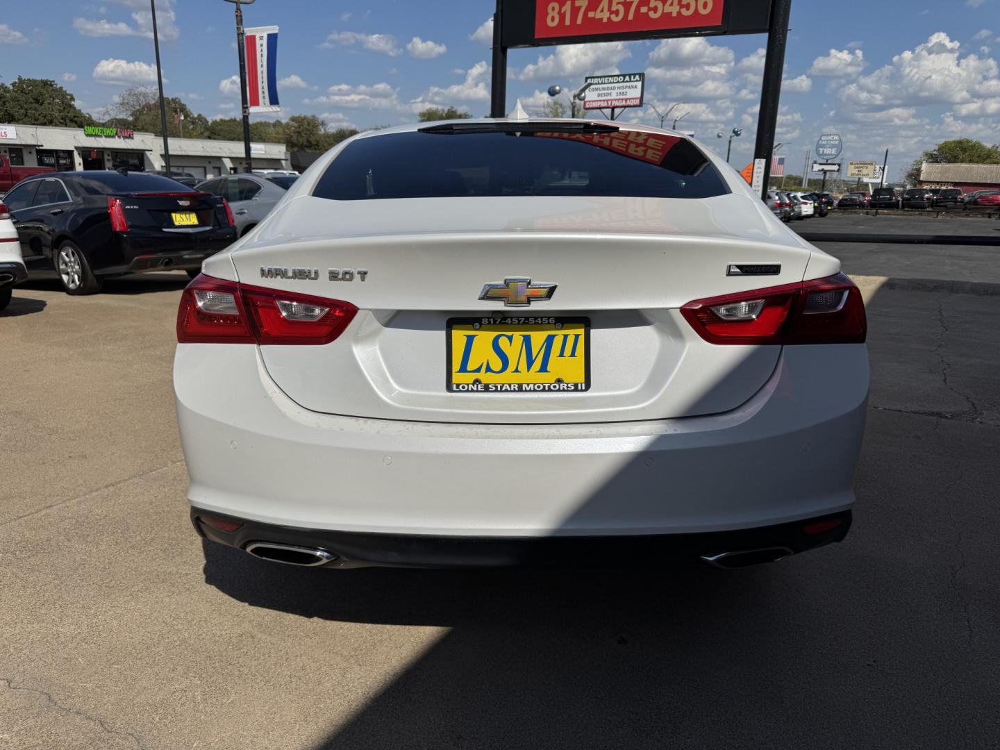 2018 WHITE CHEVROLET MALIBU PREMIER (2LZ) (1G1ZE5SX5JF) , located at 5900 E. Lancaster Ave., Fort Worth, TX, 76112, (817) 457-5456, 0.000000, 0.000000- Photo#4