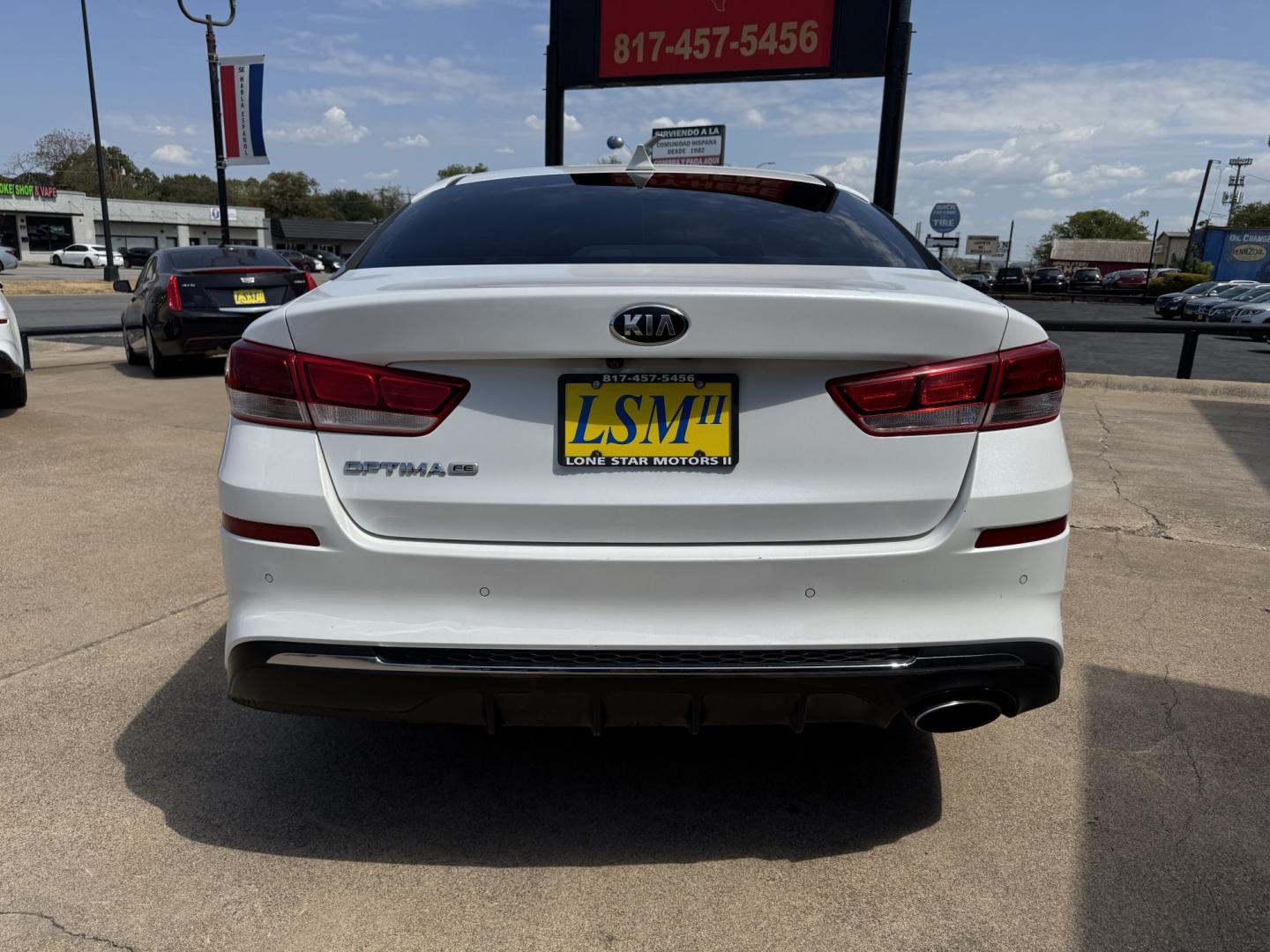 2020 WHITE KIA OPTIMA LX; S; SE (5XXGT4L33LG) , located at 5900 E. Lancaster Ave., Fort Worth, TX, 76112, (817) 457-5456, 0.000000, 0.000000- Photo#4