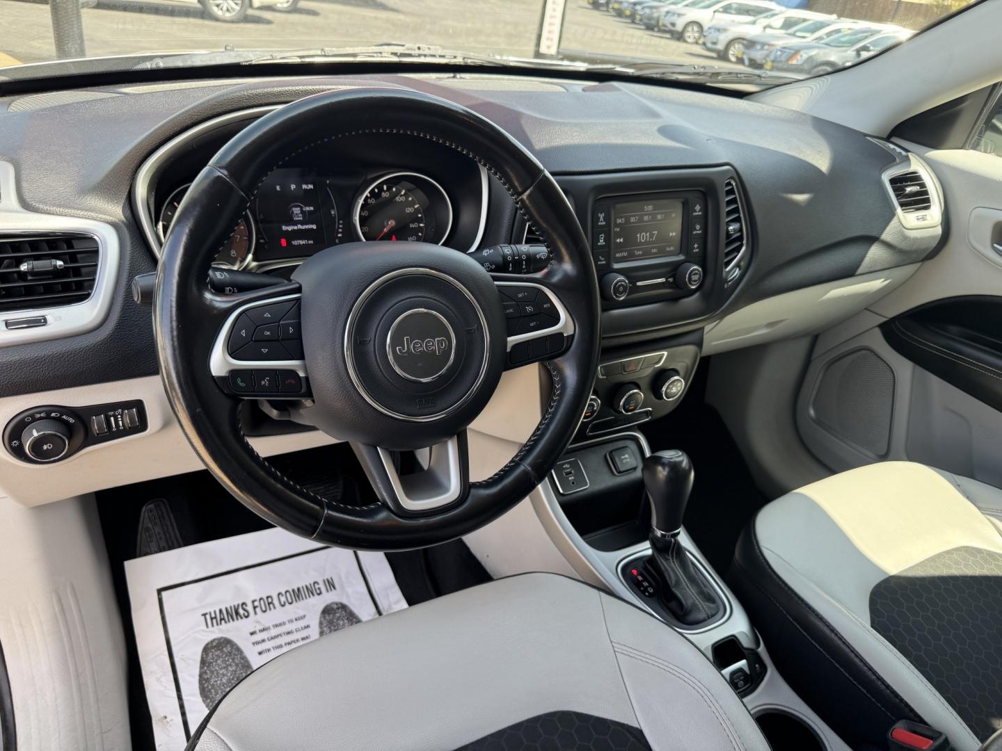 2018 SILVER JEEP COMPASS LATITUDE (3C4NJCBBXJT) , located at 5900 E. Lancaster Ave., Fort Worth, TX, 76112, (817) 457-5456, 0.000000, 0.000000- Photo#9