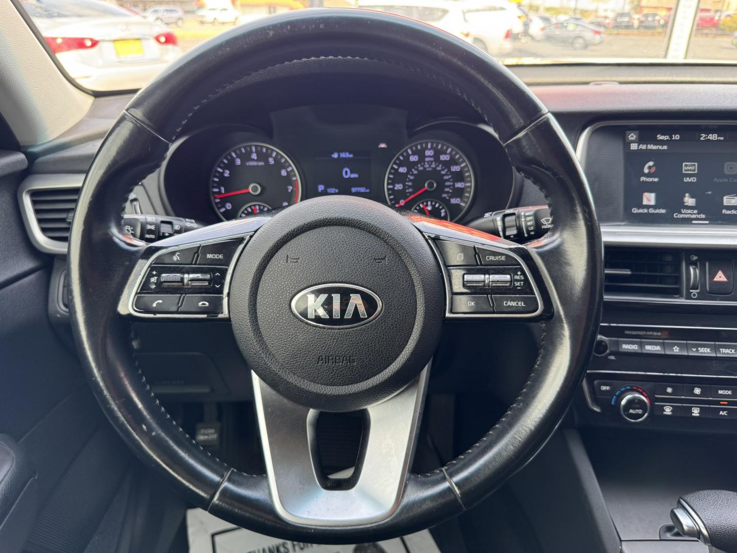 2019 WHITE KIA OPTIMA LX; S (5XXGT4L30KG) , located at 5900 E. Lancaster Ave., Fort Worth, TX, 76112, (817) 457-5456, 0.000000, 0.000000- Photo#21
