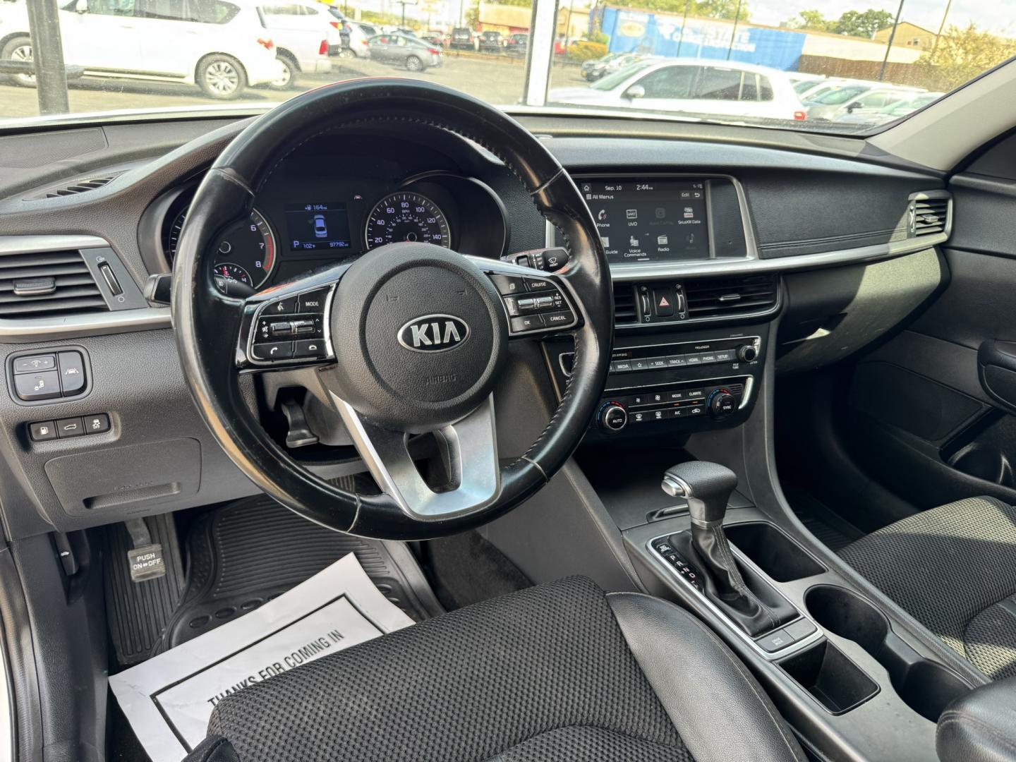 2019 WHITE KIA OPTIMA LX; S (5XXGT4L30KG) , located at 5900 E. Lancaster Ave., Fort Worth, TX, 76112, (817) 457-5456, 0.000000, 0.000000- Photo#9