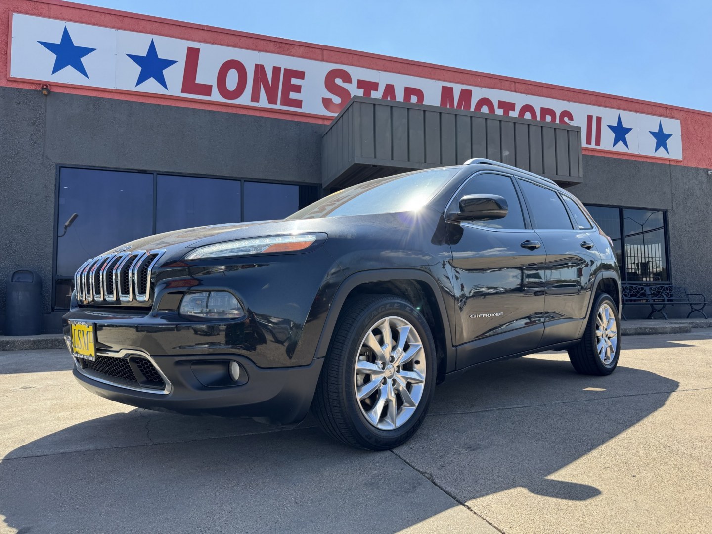 2014 BLACK JEEP CHEROKEE LIMITED (1C4PJLDS5EW) , located at 5900 E. Lancaster Ave., Fort Worth, TX, 76112, (817) 457-5456, 0.000000, 0.000000- Photo#0