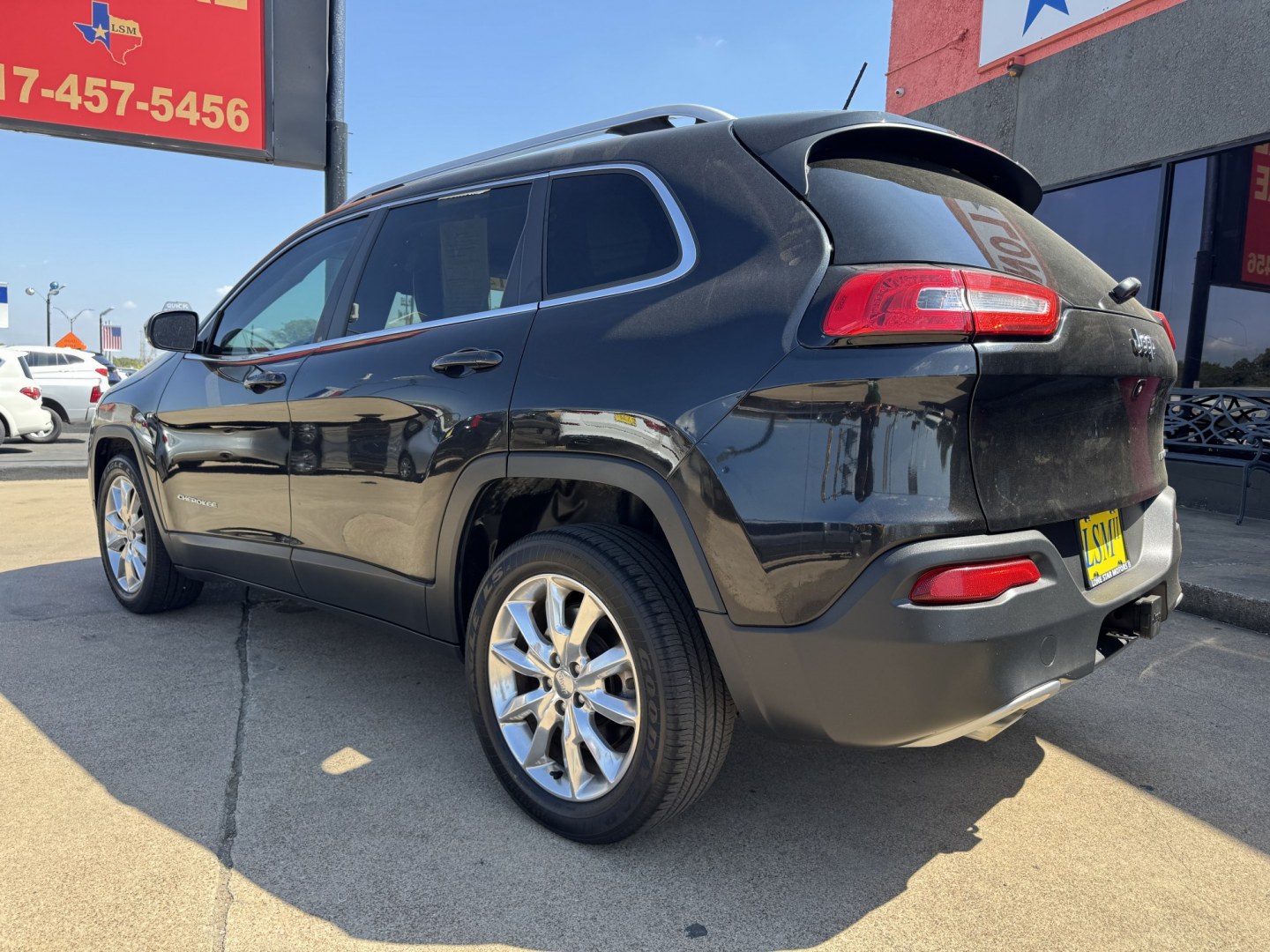 2014 BLACK JEEP CHEROKEE LIMITED (1C4PJLDS5EW) , located at 5900 E. Lancaster Ave., Fort Worth, TX, 76112, (817) 457-5456, 0.000000, 0.000000- Photo#6