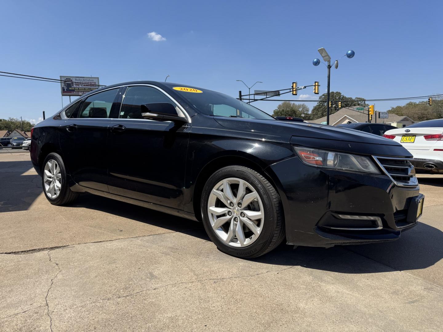 2020 BLACK CHEVROLET IMPALA LT (1LT) (2G11Z5S30L9) , located at 5900 E. Lancaster Ave., Fort Worth, TX, 76112, (817) 457-5456, 0.000000, 0.000000- Photo#2