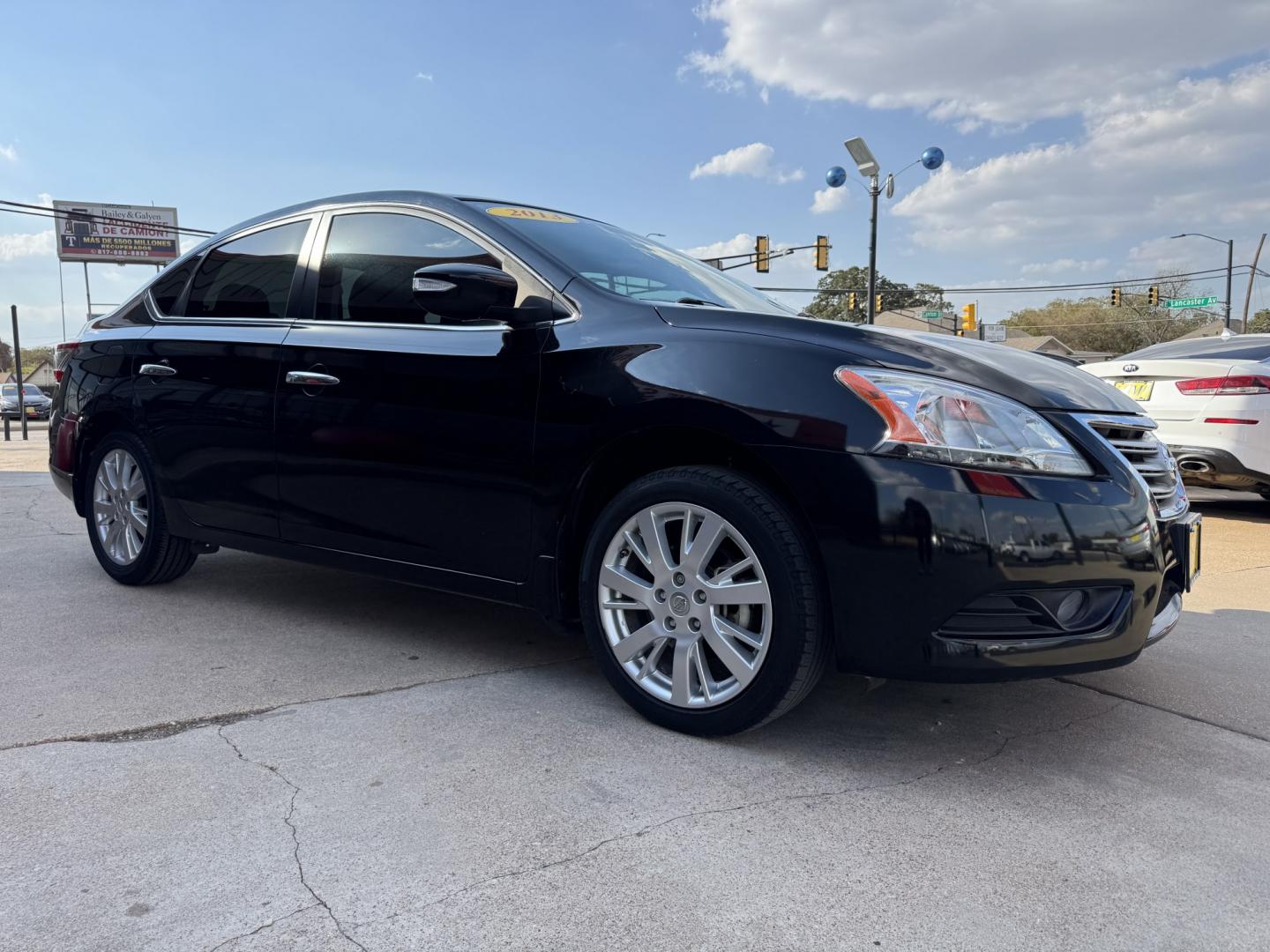 2013 BLACK NISSAN SENTRA SR; S; SL; SV (3N1AB7AP4DL) , located at 5900 E. Lancaster Ave., Fort Worth, TX, 76112, (817) 457-5456, 0.000000, 0.000000- Photo#2