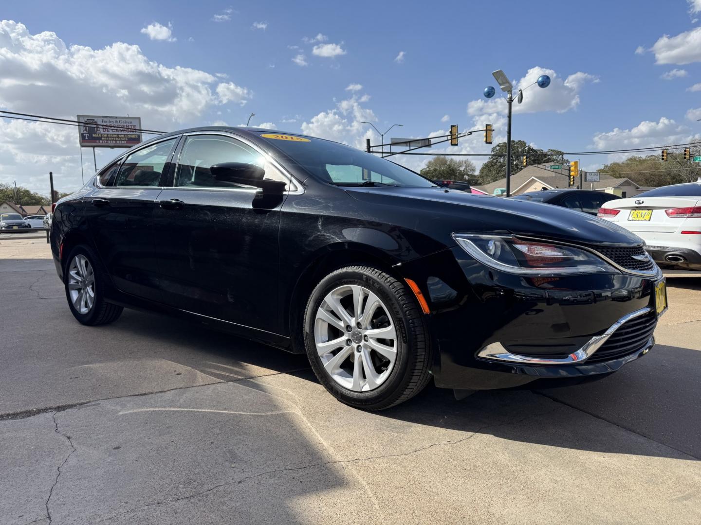 2015 BLACK CHRYSLER 200 LIMITED (1C3CCCAB7FN) , located at 5900 E. Lancaster Ave., Fort Worth, TX, 76112, (817) 457-5456, 0.000000, 0.000000- Photo#2