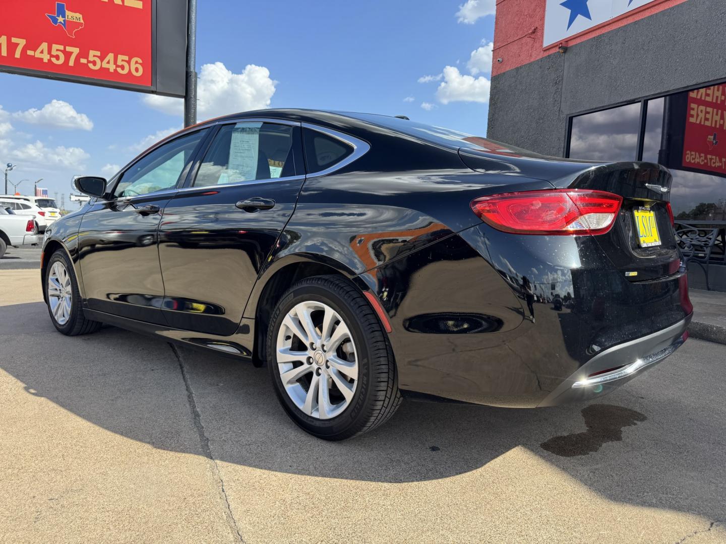 2015 BLACK CHRYSLER 200 LIMITED (1C3CCCAB7FN) , located at 5900 E. Lancaster Ave., Fort Worth, TX, 76112, (817) 457-5456, 0.000000, 0.000000- Photo#6