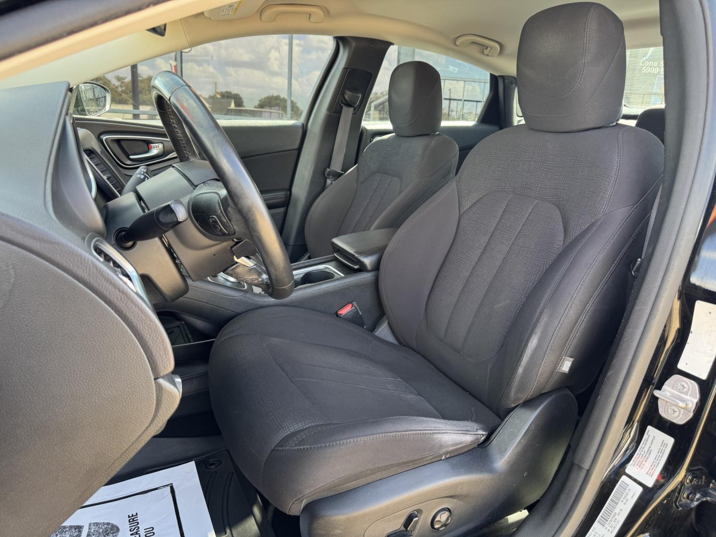 2015 BLACK CHRYSLER 200 LIMITED (1C3CCCAB7FN) , located at 5900 E. Lancaster Ave., Fort Worth, TX, 76112, (817) 457-5456, 0.000000, 0.000000- Photo#10
