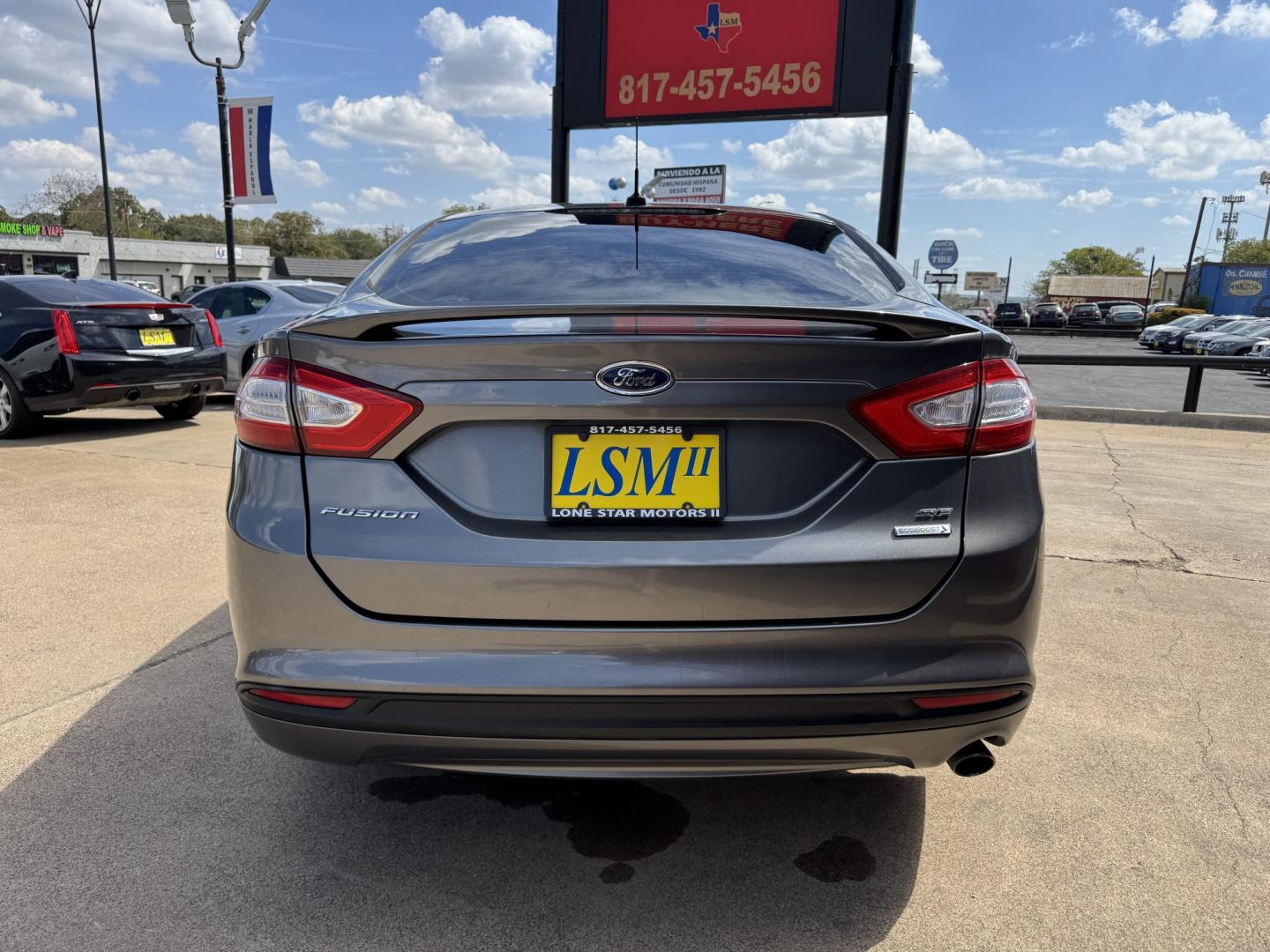 2014 GRAY FORD FUSION SE (3FA6P0HD7ER) , located at 5900 E. Lancaster Ave., Fort Worth, TX, 76112, (817) 457-5456, 0.000000, 0.000000- Photo#4