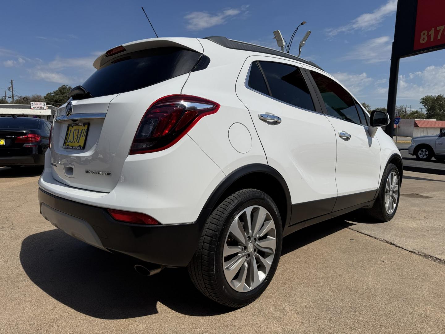 2018 WHITE BUICK ENCORE PREFERRED (KL4CJASB4JB) , located at 5900 E. Lancaster Ave., Fort Worth, TX, 76112, (817) 457-5456, 0.000000, 0.000000- Photo#3