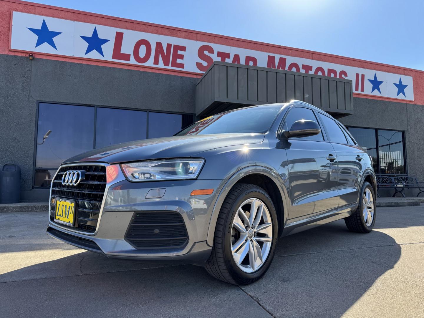 2017 GRAY AUDI Q3 PREMIUM (WA1BCCFS2HR) , located at 5900 E. Lancaster Ave., Fort Worth, TX, 76112, (817) 457-5456, 0.000000, 0.000000- Photo#0