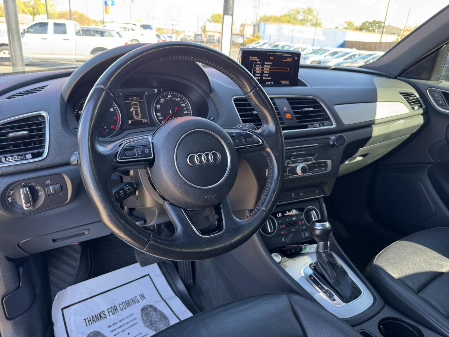 2017 GRAY AUDI Q3 PREMIUM (WA1BCCFS2HR) , located at 5900 E. Lancaster Ave., Fort Worth, TX, 76112, (817) 457-5456, 0.000000, 0.000000- Photo#9