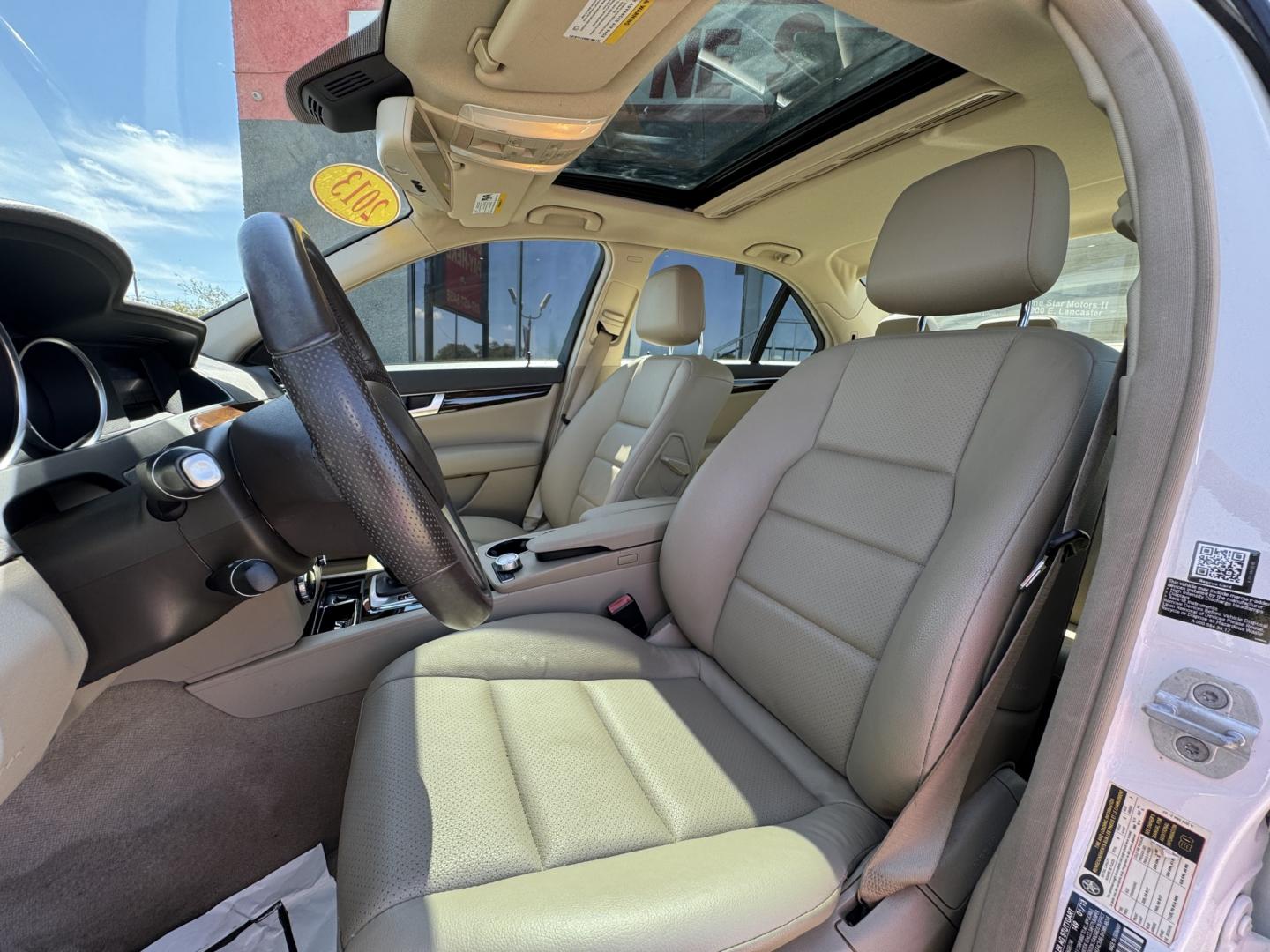 2013 WHITE MERCEDES-BENZ C-CLASS C250 (WDDGF4HB9DA) , located at 5900 E. Lancaster Ave., Fort Worth, TX, 76112, (817) 457-5456, 0.000000, 0.000000- Photo#12