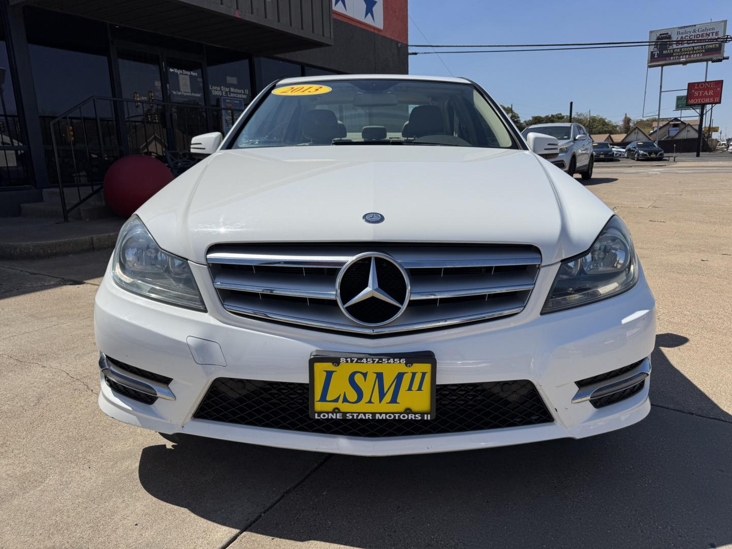 2013 WHITE MERCEDES-BENZ C-CLASS C250 (WDDGF4HB9DA) , located at 5900 E. Lancaster Ave., Fort Worth, TX, 76112, (817) 457-5456, 0.000000, 0.000000- Photo#1